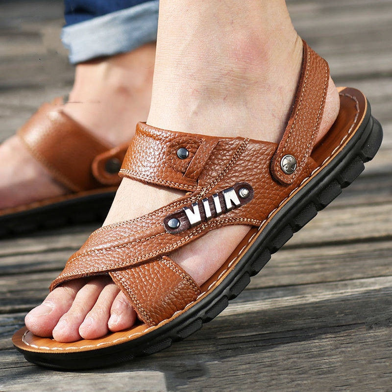 Men's Beach Shoes Sandals Non-slip Men's Slippers Breathable