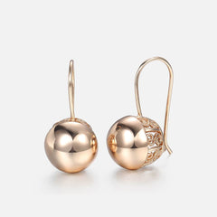 Rose Gold Color Drop Earrings Jewelry Earrings