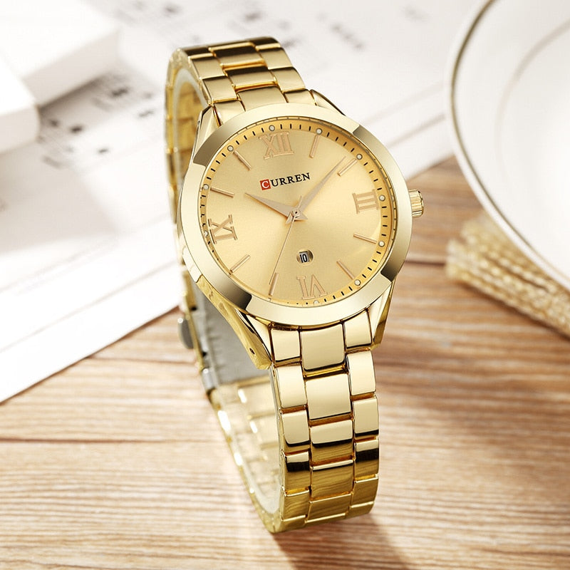 Gold Watch Women Watches Ladies Creative Steel Bracelet Watches