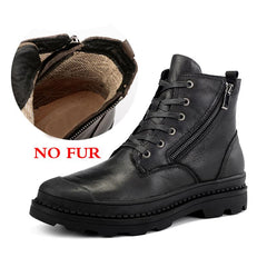 Men Boots Natural Autumn And Winter Shoes WaterProof Shoes Ankle Boots