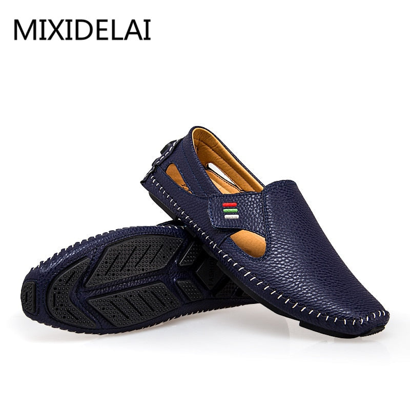 Men Loafers Breathable Casual Shoes Driving Boats Shoes Flats