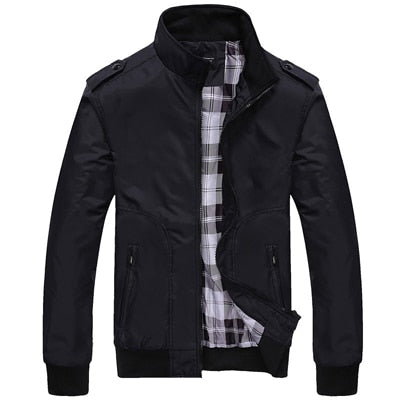 Mens Jackets Coats Sportswear Stand Collar Slim Jackets Bomber Jackets