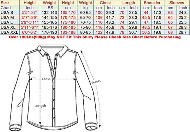 Men Casual Dress Shirts Fashion Stylish Long Sleeve