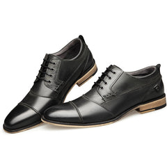 Men Dress shoes formal business shoes wedding shoes Lace-up