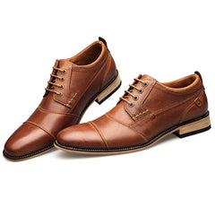 Men Dress shoes formal business shoes wedding shoes Lace-up