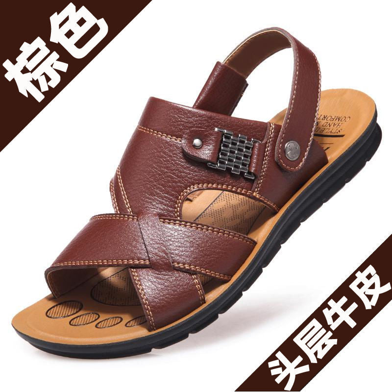 Men Sandals Shoes Waterproof Slip On Soft Sandals Sole Slippers