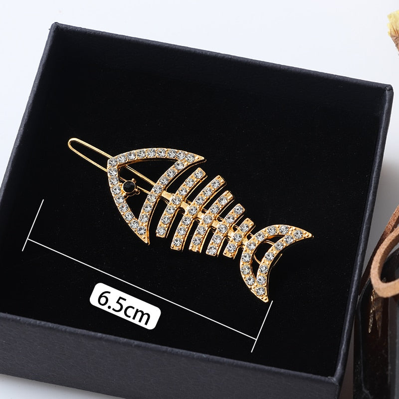 Women Shining Crystal Rhinestone Luxury Hair Clip