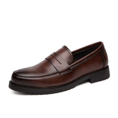 Men Dress Shoes Formal Shoes Flats Oxfords Slip on Fashion Loafers