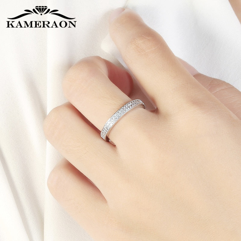 925 Sterling Silver Rings Women Fashion Minimalism