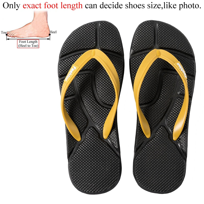 Summer Light Mens Flip Flops Men Beach Slippers