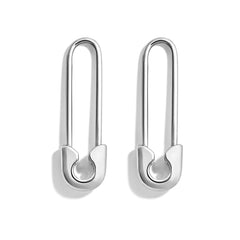 Trendy Women Simplicity Safety Pin Earrings