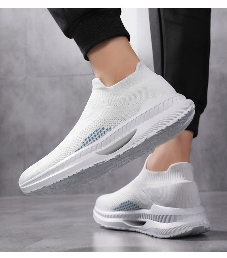 Comfortable Casual Shoes Unisex Men Sock Mouth Walking Sneakers Soft