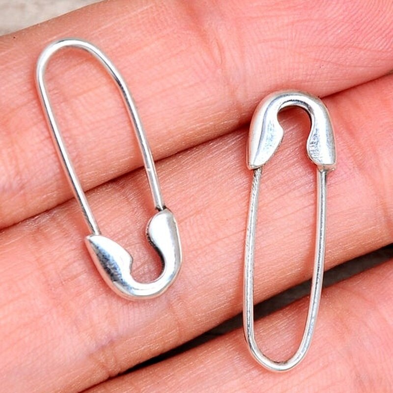 Trendy Women Simplicity Safety Pin Earrings