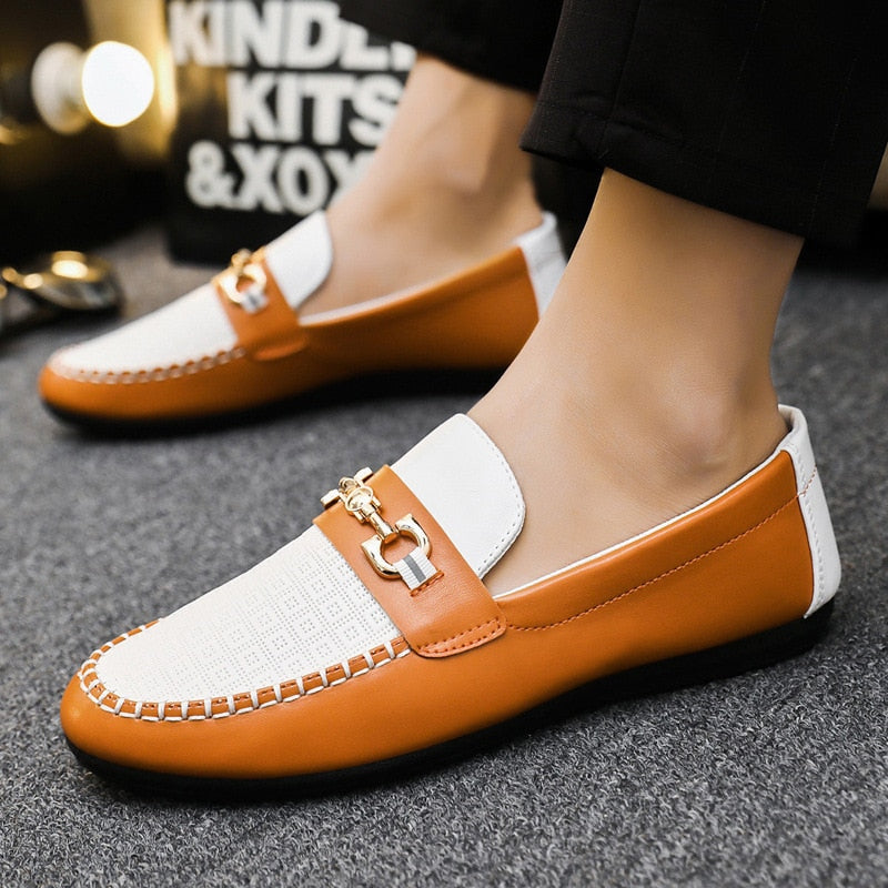 Spring Autumn Men Casual Shoes Soft Sole Simple Loafers