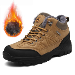 Winter Men Boots Warm Snow Boots Waterproof Outdoor Boots Work Shoes