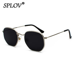 Men Women Sunglasses Square Polygon Sun Glasses