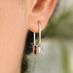 Trendy Women Simplicity Safety Pin Earrings