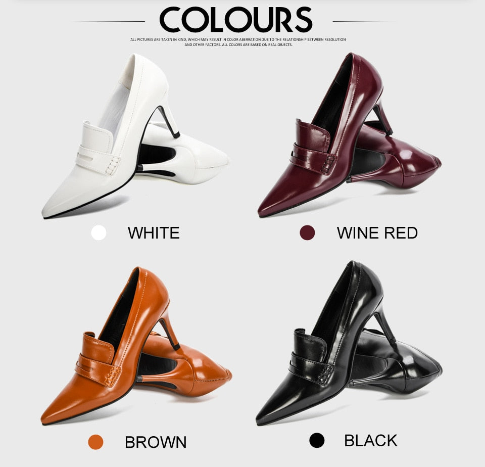 Designers Original Top Quality Women Pumps Pointed Toe Thin Heels Dress Shoe