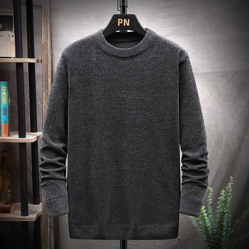 Non-Iron Sweaters Men Classic Style Casual Pullovers