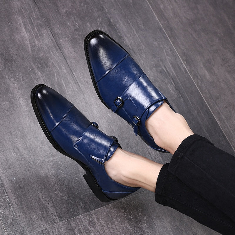 Men Shoes Formal Men Monk Shoes Oxford Shoes Men Dress