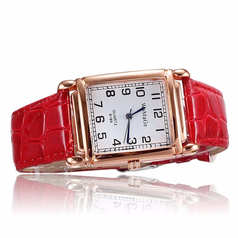 Watches for Women Square Rose Gold Wrist  Ladies Quartz