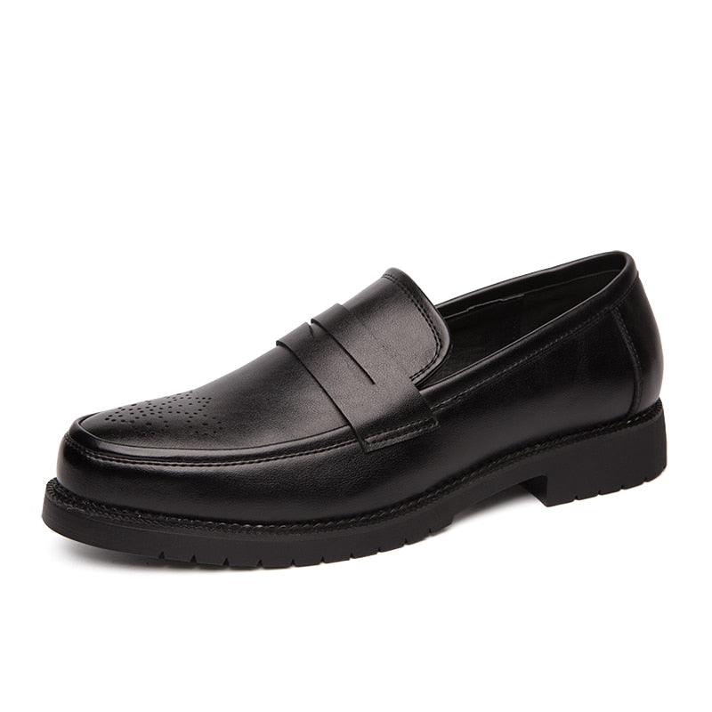 Men Dress Shoes Formal Shoes Flats Oxfords Slip on Fashion Loafers