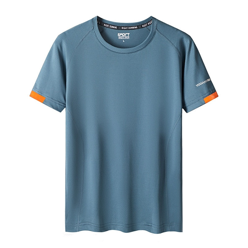 Quick Dry Sport T Shirt Men'S Short Sleeves Top Tees