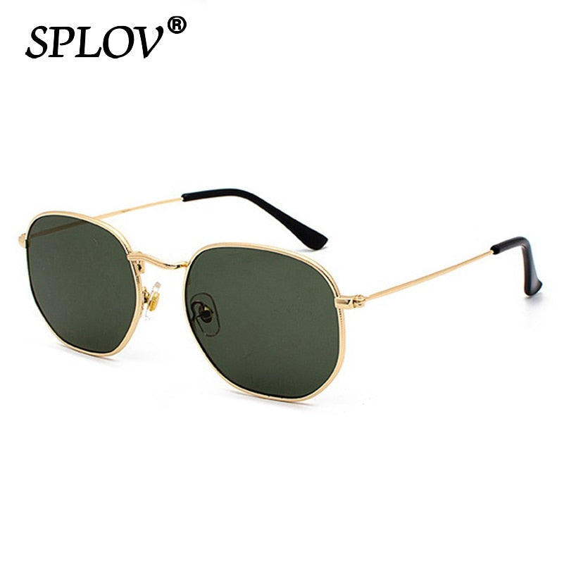 Men Women Sunglasses Square Polygon Sun Glasses