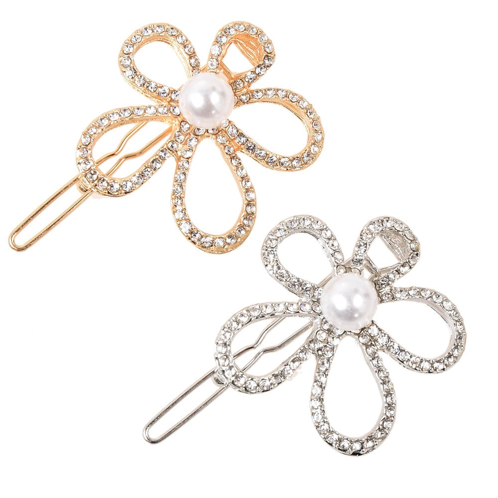 Vintage Imitation Pearl Hairpins For Women Girls Gifts