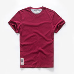 Men T-shirt Causal O-neck Basic High Quality Classical Tops