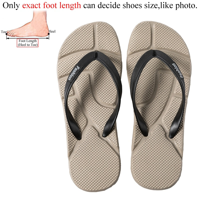 Summer Light Mens Flip Flops Men Beach Slippers