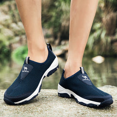 Shoes Men Sneakers Lightweight Breathable Footwear Slip-On Comfortable