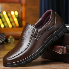 Men's Head Soft Anti-slip Rubber Loafers Shoes Casual Autumn Winter