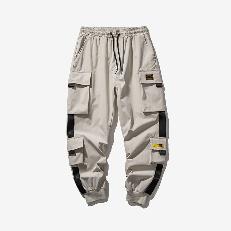 Joggers Pants Men Cargo Pants Hip Hop Casual Pockets Sweatpants Trousers