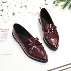 Women Low Heels Fashion Bowtie Platform Female Shoes