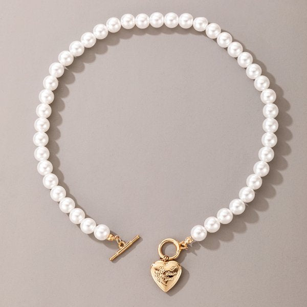 Pearl Beads Choker Clavicle Chain Necklace