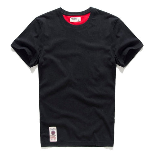 Men T-shirt Causal O-neck Basic High Quality Classical Tops