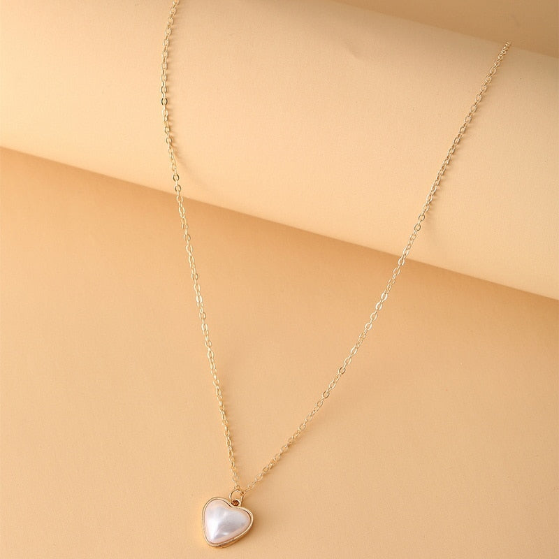 Pearl Beads Choker Clavicle Chain Necklace