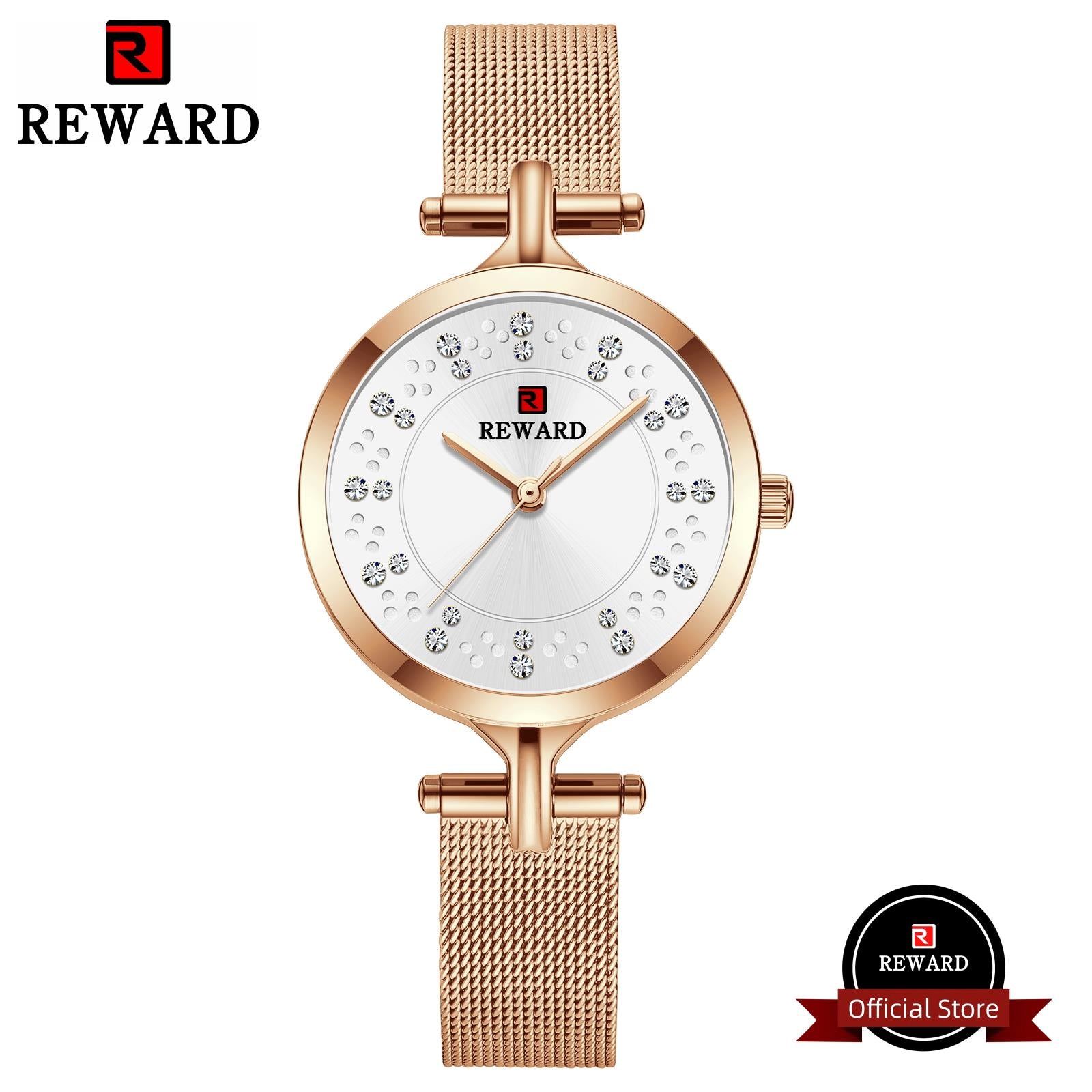 Women Wristwatch Fashion Luxury Quartz Watch Waterproof Stainless Steel