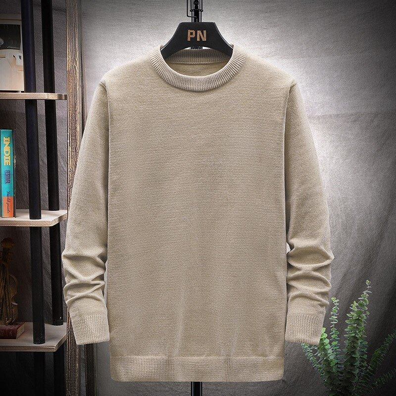 Non-Iron Sweaters Men Classic Style Casual Pullovers