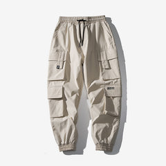 Joggers Pants Men Cargo Pants Hip Hop Casual Pockets Sweatpants Trousers