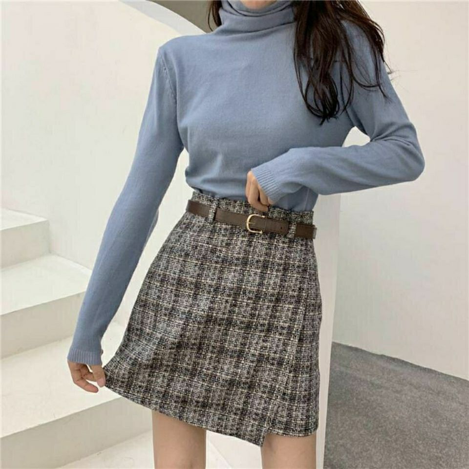 Irregular Lady Skirt Female Sweet High Waist A-line Mini Skirt