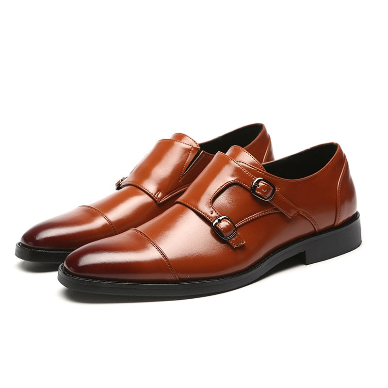 Men Shoes Formal Men Monk Shoes Oxford Shoes Men Dress