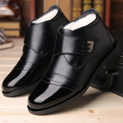 Winter Shoes Men Boots Warm Ankle Boots Fashion Cowhide