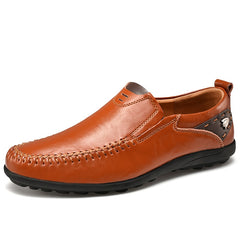 Men Casual Shoes Breathable Slip on Formal Loafers Men Driving Shoes