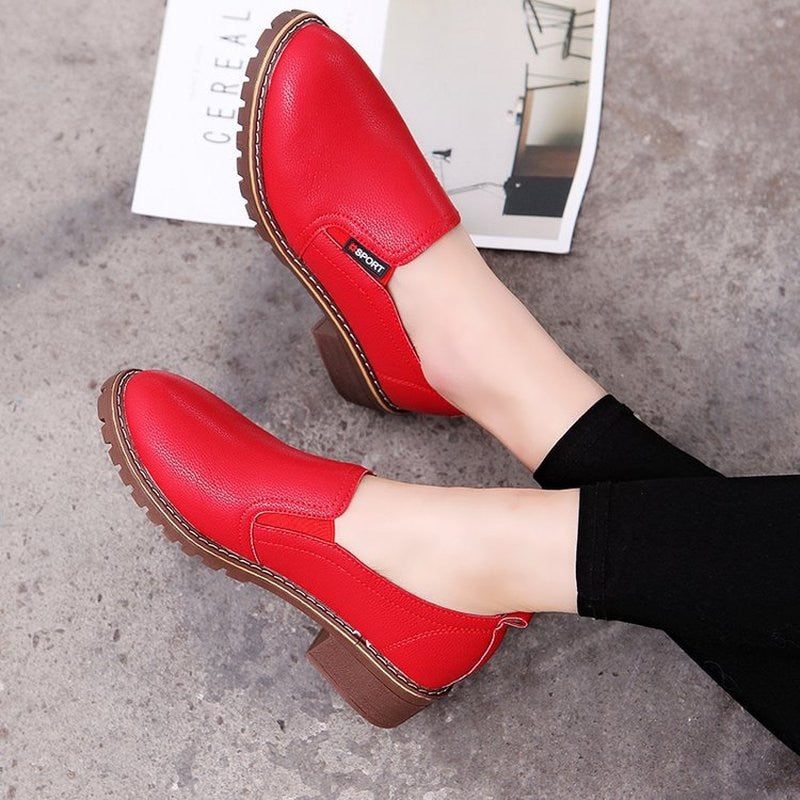 Fashion Women Flat Shoes Moccassin Loafers Slip on Sneaker