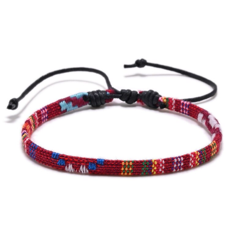 Anklets for Men And Women Braided Rainbow Foot