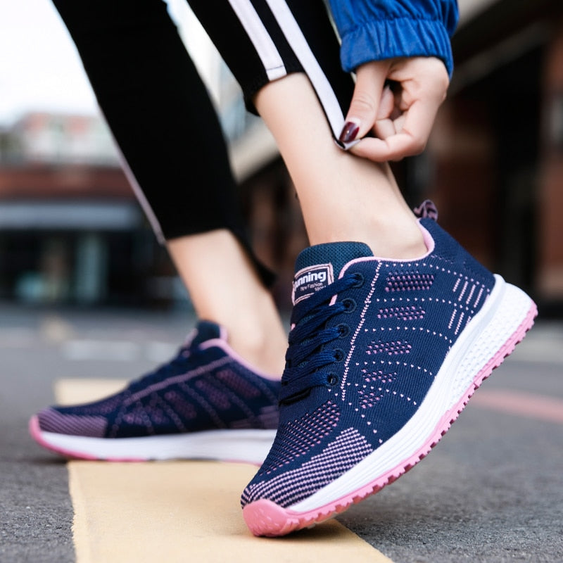 Sport Running Shoes Women Air Mesh Breathable Walking