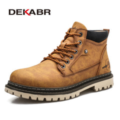 Shoes Men Warm Fur Boots Wear-Resistan Leisure Comfort Boots