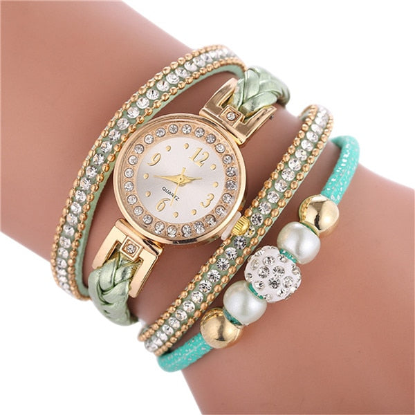 Relogio Bracelet Watches Women Wrap Around Fashion Bracelet